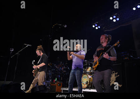 Portsmouth, Virginia, USA. 26. Juli 2014. SoulShine Tour bringt Reggage Gruppe SOJA © Jeff Moore/ZUMA Wire/ZUMAPRESS.com/Alamy Live-Nachrichten Stockfoto