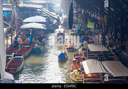 Damnoen Saduak Floating Market, Thailand Stockfoto