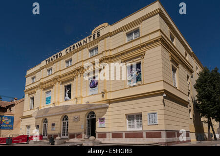 Spanien Andalusien, Malaga, Teatro Cervantes Stockfoto