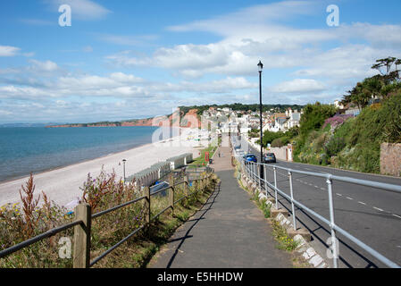 Budleigh Salterton ein Badeort und beliebte Ruhestand Stadt an der Jurassic Coast in East Devon England UK Stockfoto