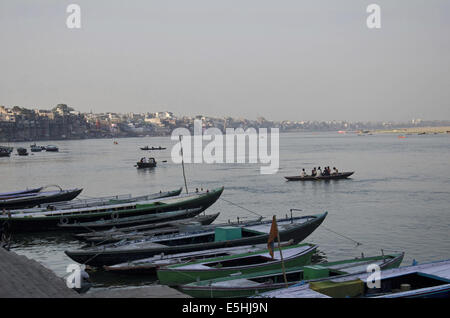 Ein Stadtbild von Varanasi, Benares, Uttar Pradesh, Indien Stockfoto