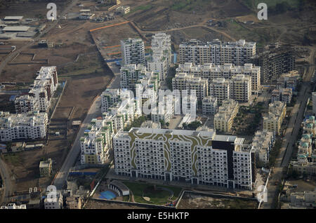 Gebäude-Komplex, Pune, Maharashtra, Indien Stockfoto