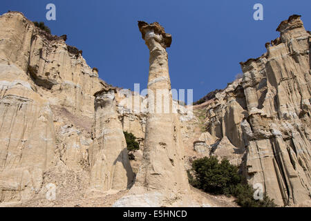 Kula Fairy Chimneys Manisa Türkei Stockfoto