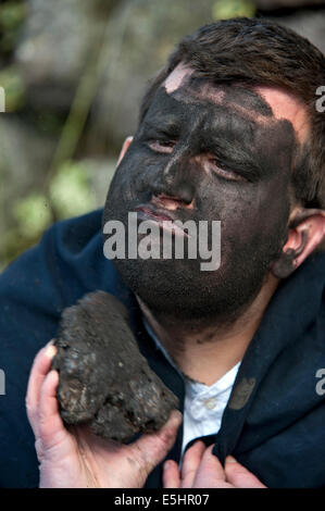 Der Karneval von Oniferi. Jedes Jahr im Februar feiern die Bürger Oniferi und des Nachbar Dorfes die Faschingszeit. Stockfoto