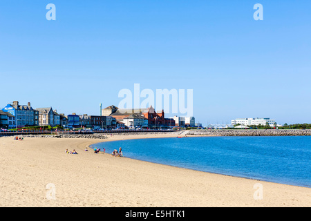 Strand bei Flut, Morecambe, Lancashire, UK Stockfoto