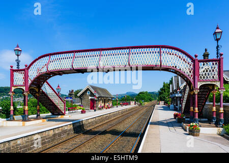 Settle Bahnhof, Start der Settle-Carlisle Railway, North Yorkshire, UK Stockfoto