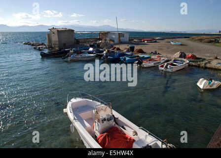 Cagliari ist die wichtigste und bevölkerungsreichste Stadt Sardiniens, der Regional- und Provoncial Kapital und politische Zentrum. Stockfoto