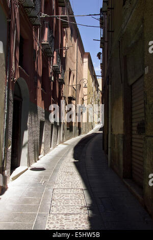 Cagliari ist die wichtigste und bevölkerungsreichste Stadt Sardiniens, Regionen und Provinzen Hauptstadt und politisches Zentrum. Stockfoto