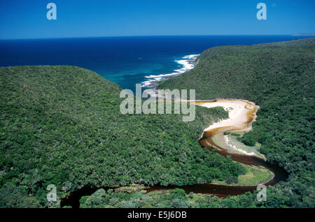 Salt River Mouth (Soutrivier Fluss) in der Nähe von Plettenberg Bay an der Garden Route Nationalpark, Südafrika Stockfoto