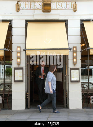 Fischers Restaurant im Wiener Stil, Marylebone High Street, London Stockfoto