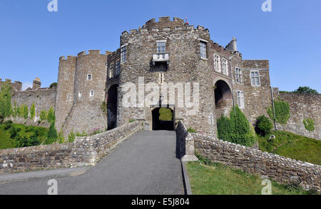 Dover Castle, Dover, Kent, England, UK - Polizisten-Tor Stockfoto