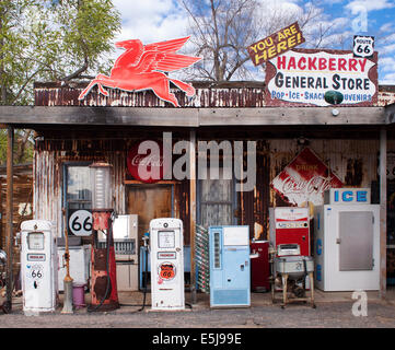 Hackberry Gemischtwarenladen in Arizona an der alten Route 66 Stockfoto