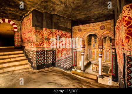 Niederlande, Maastricht, Grotten von Sint Pietersberg. Mergel Quarrie. Jesuiten Höhlen. Eindruck der Alhambra in Granada, Spanien Stockfoto