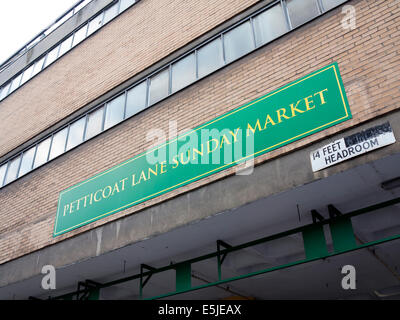 Petticoat Lane Sonntag Markt London UK England Großbritannien Stockfoto