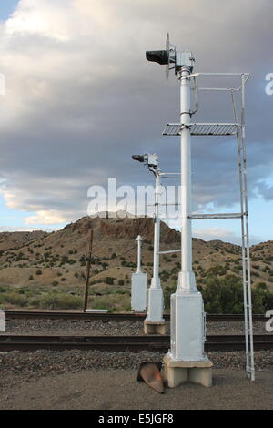 Signal Waldo New mexico zu trainieren Stockfoto