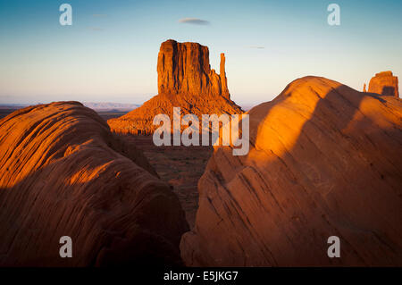 Mittens Overlook, Monument Valley Navajo Tribal Park, Arizona USA Stockfoto
