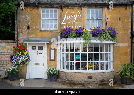 Lucys Teestube in Stow-on-the-Wold, die Cotswolds, Gloucestershire, England Stockfoto