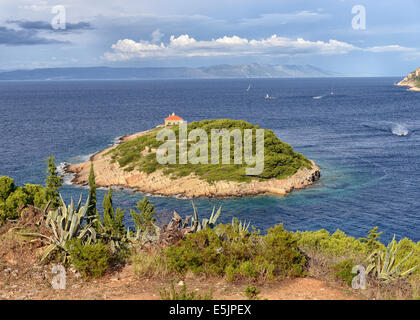 Gastgeber Insel Vis, Kroatien Stockfoto