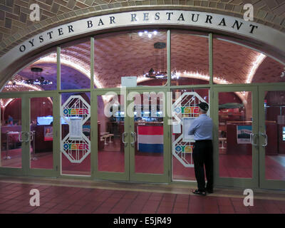 Oyster Bar Restaurant Main Eingang, Grand Central Terminal, NYC Stockfoto