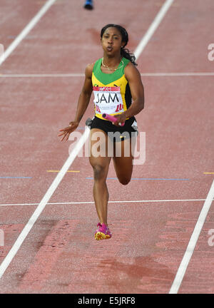 GLASGOW, Schottland - AUGUST 02: von Südafrika in die??? Tag 10 der 20. Commonwealth Games im Hampden Park Leichtathletik-Stadion am 2. August 2014 in Glasgow, Schottland. Bildnachweis: Roger Sedres/Alamy Live-Nachrichten Stockfoto