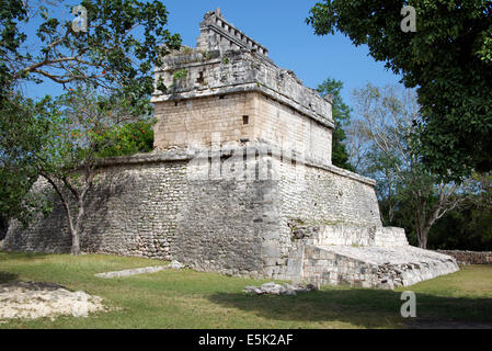 Tempel der Venado Chichen Itza Yucatan Mexiko Stockfoto