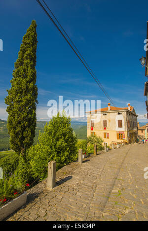 Motovun Istrien Kroatien Stockfoto