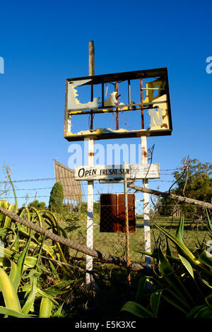 Alte verlassene Drive-In Theatre an Dubbo, NSW, Australia Stockfoto