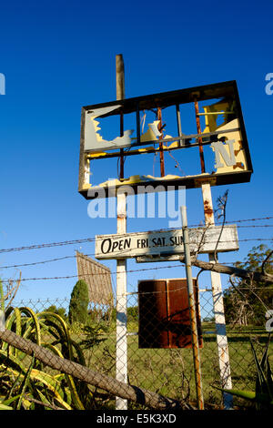 Alte verlassene Drive-In Theatre an Dubbo, NSW, Australia Stockfoto