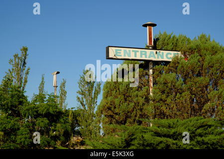 Alte verlassene Drive-In Theatre an Dubbo, NSW, Australia Stockfoto