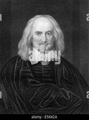 Thomas Hobbes von Malmesbury, 1588-1679, ein englischer Philosoph, Stockfoto