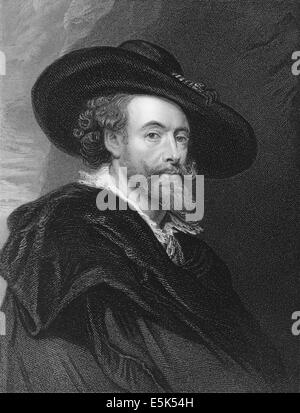 Sir Peter Paul Rubens 1577-1640, einem flämischen Barock-Maler, Stockfoto