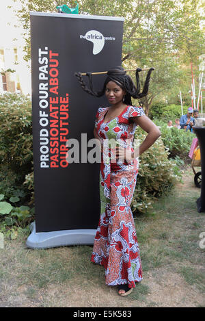 London, UK.  2. August 2014: Afrika Zentrum Sommerfest am Covent Garden einen erlebnisreichen Familientag mit Musik, Unterhaltung, Aufführungen der afrikanischen Kultur in London. Bildnachweis: Siehe Li/Alamy Live News Stockfoto