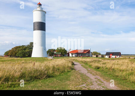 Leuchtturm an der Küste auf Öland in Schweden Stockfoto