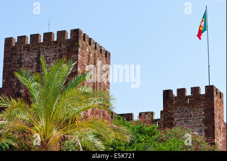 Maurische Festung in Silves, Algarve Portugal Stockfoto