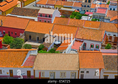 Blick von der maurischen Festung in Silves, Algarve Portugal Stockfoto