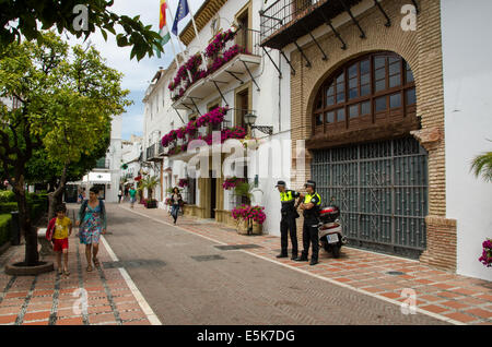 Marbella-Rathaus in Plaza de Los Naranjos, Altstadt von Marbella, Spanien Stockfoto