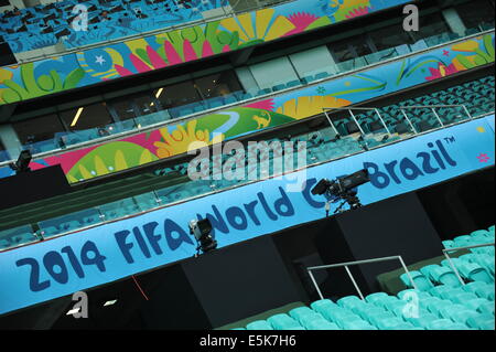 Arena Fonte Nova, Fifa WM 2014, Salvador da Bahia, Brasilien. Nur zur redaktionellen Verwendung. Stockfoto