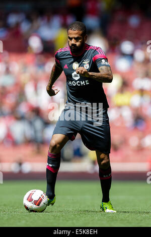 London, UK. 3. August 2014. Emirates Cup. Benfica gegen Valencia vgl. Benfica BEBE in Aktion. Bildnachweis: Aktion Plus Sport/Alamy Live-Nachrichten Stockfoto