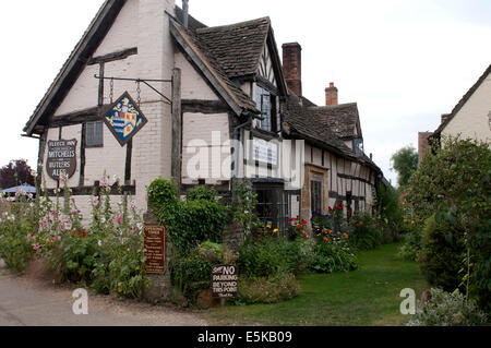 Das Fleece Inn, Bretforton, Worcestershire, England, UK Stockfoto