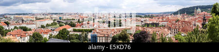 Panorama von Prag, Tschechische Republik. Stockfoto