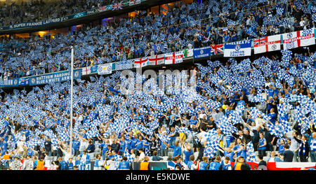 Die Fans von Chelsea vor dem FC Bayern München vs. Chelsea FC UEFA Champions League Finale Spiel Stockfoto