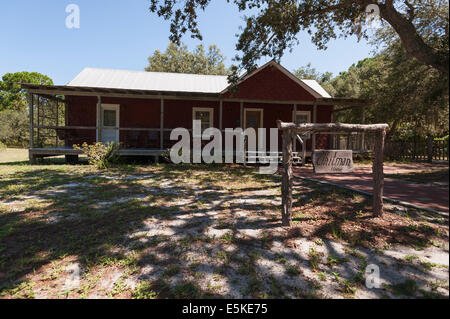 Historischen Whitman nach Hause befindet sich der Cedar Key Museum State Park, Florida USA Stockfoto