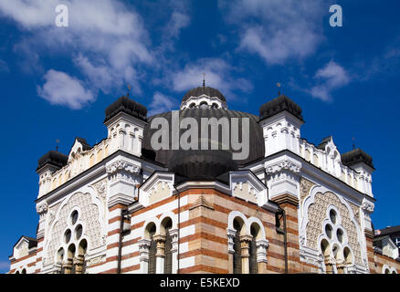 Die zentrale Synagoge in Sofia, Bulgarien Stockfoto