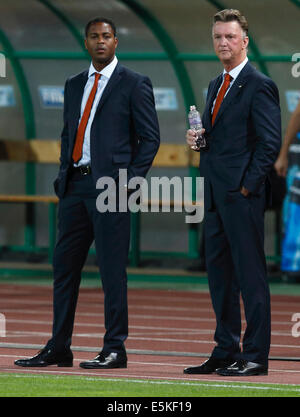 Ungarn vs. Niederlande FIFA World Cup Qualifier Fußballspiel Stockfoto