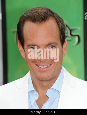 Westwood, Kalifornien, USA. 3. August 2014. Will Arnett kommt für die "Teenage Mutant Ninja Turtles'' Los Angeles Premiere im Dorf Theater. Bildnachweis: Lisa O'Connor/ZUMA Draht/Alamy Live-Nachrichten Stockfoto