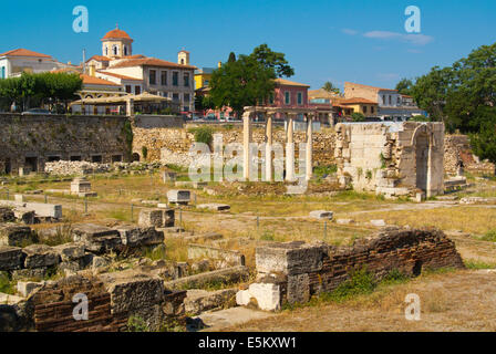 Palea Agora, Roman Agora, zentral-Athen, Griechenland, Europa Stockfoto