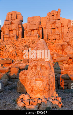 Kopf des Herakles, Ostterrasse, Grab des Antiochus, Nemrut Berg Nemrut Dagi, Provinz Adiyaman Stockfoto