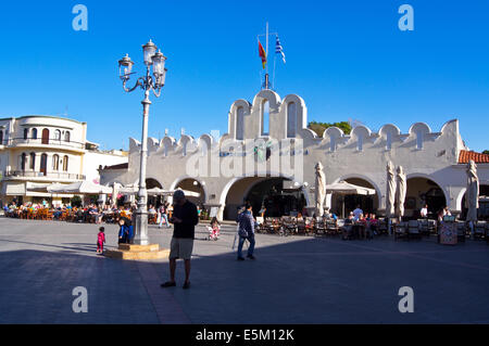 Kos-Markthalle, 1935, Eleftherias Square, Kos-Stadt, Kos, Griechenland Stockfoto