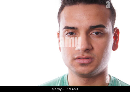 Close-up Portrait eines jungen türkischen Mannes Stockfoto