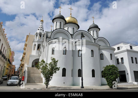 Muttergottes von Kazan Russisch-orthodoxe Kirche alten Havanna Kuba Stockfoto
